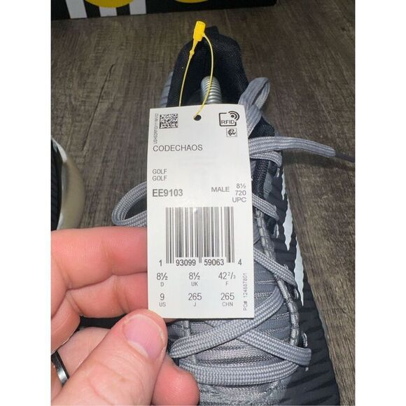 Adidas Codechaos Mens Size 9 Golf Shoes EE9103 - Picture 8 of 9